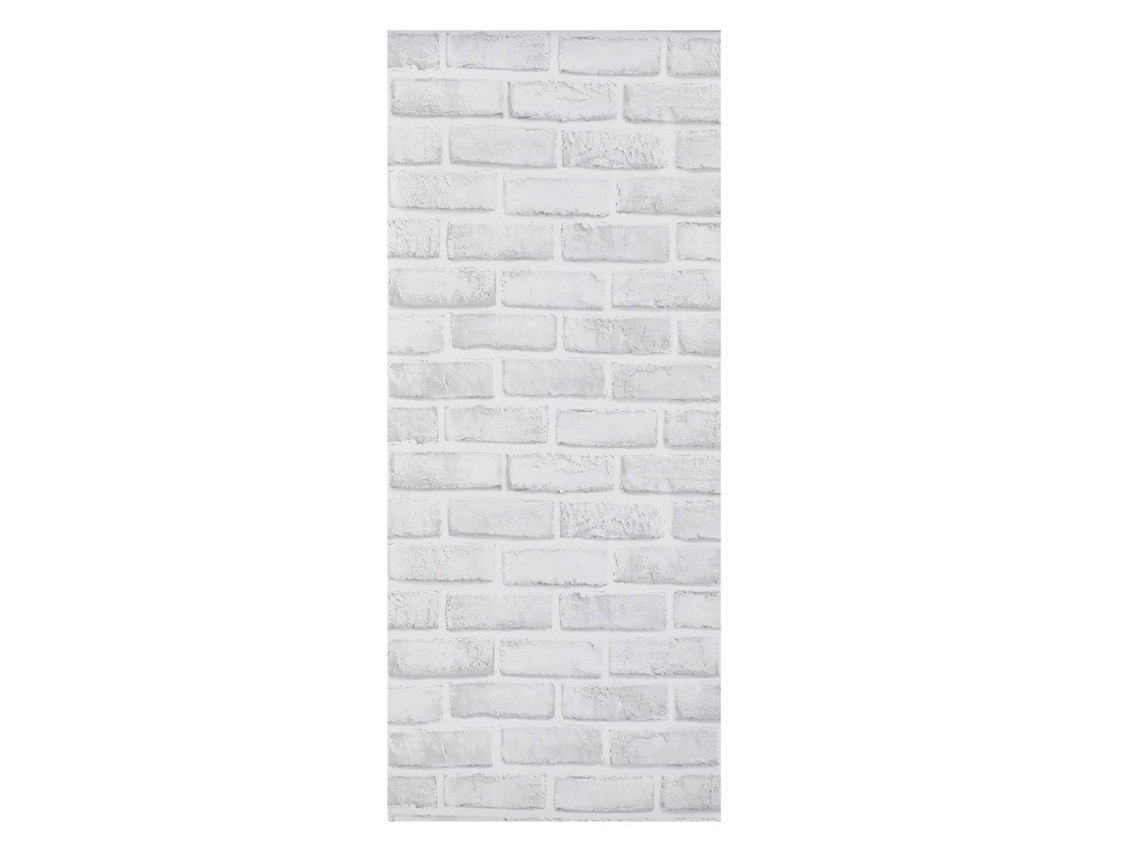 Adhesivo De Pared De Pvc Con Diseño De Ladrillo Blanco Individual Para Decoración De Sala De Estar, Dormitorio Y Restaurante.