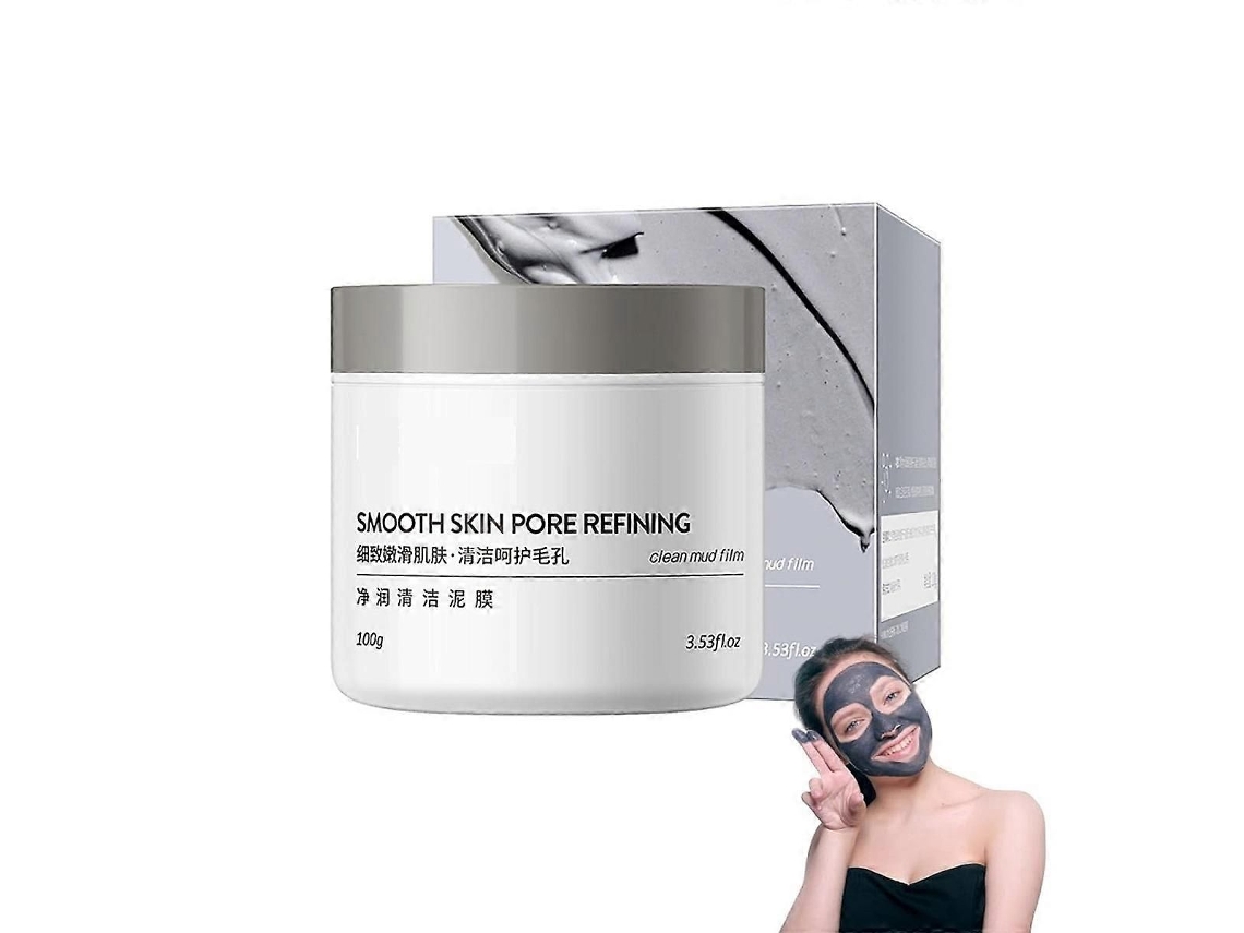 Mascarilla de barro limpiadora, mascarilla calmante que refina los poros, minimiza los poros, hidrata la piel, deja la piel suave y tersa, barro limpiador.