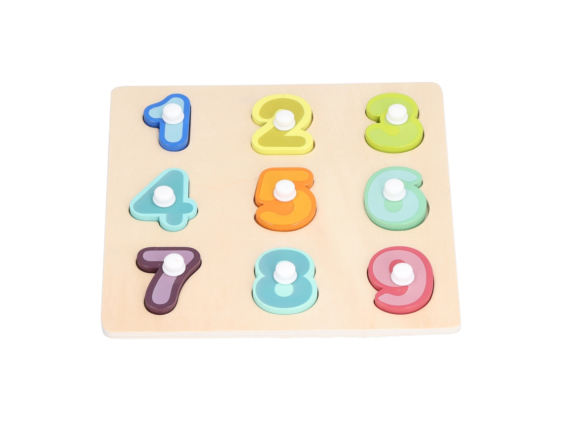 Ats-puzzles De Madera Con Clavija Para Niños Juguetes Educativos Tablero De Aprendizaje Para Bebés