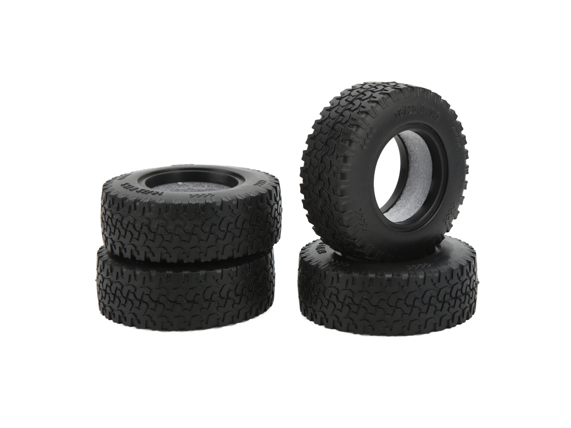 Neumáticos De Goma Blanda De 1,55 Pulgadas Para Coches Teledirigidos Tamiya Cc01 Lc70 Lc80 1/18 Air Utb18 Capra (4 Piezas)