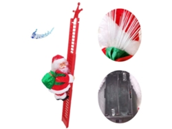 Decoración Navideña Con Luces De Papá Noel Trepando Al Árbol, Eléctrica, Para Colgar, Regalo Para Niños