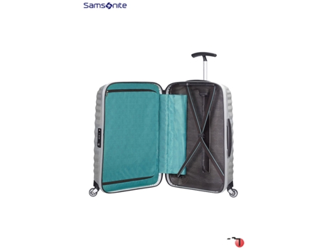 Samsonite Mala/Medium Travel Trolley 69Cm 4 Ruedas Spinner Lite-S Plata