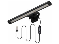 KOFIHETY Lámpara LED USB para Pantalla de Portátil, 10 Niveles de Brillo Regulables, Luz Antideslumbrante con Mando a Distancia, Iluminación Profesional para L