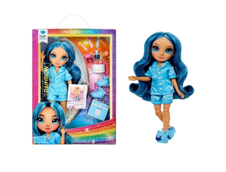 RAINBOW HIGH Junior Muñeca Fiesta de Pijamas Skyler Blue