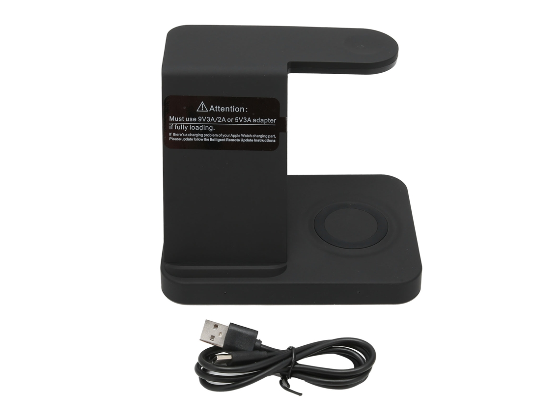 Cargador Inalámbrico 3 En 1 (carga Rápida De 15w, Compatible Con Teléfonos/relojes/auriculares)