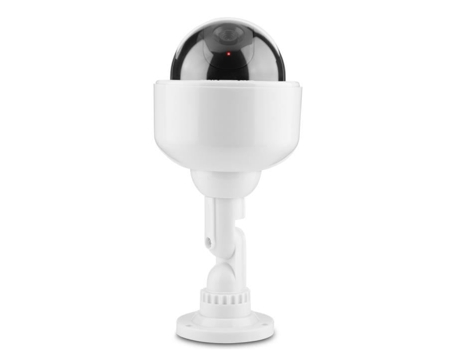Cámara de Seguridad Ficticia HURRISE Formato de Cúpula LED Parpadeante Rotación 360