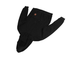 Uniforme De Cocina Profesional De Verano Para Hombre, Manga Corta, Para Hoteles Y Restaurantes, Blanco Con Cuello Negro, Talla M.
