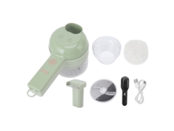 Picadora De Ajos Eléctrica Portátil Recargable Por Usb Con Cuchilla De Acero Inoxidable Y Cuerpo Impermeable.
