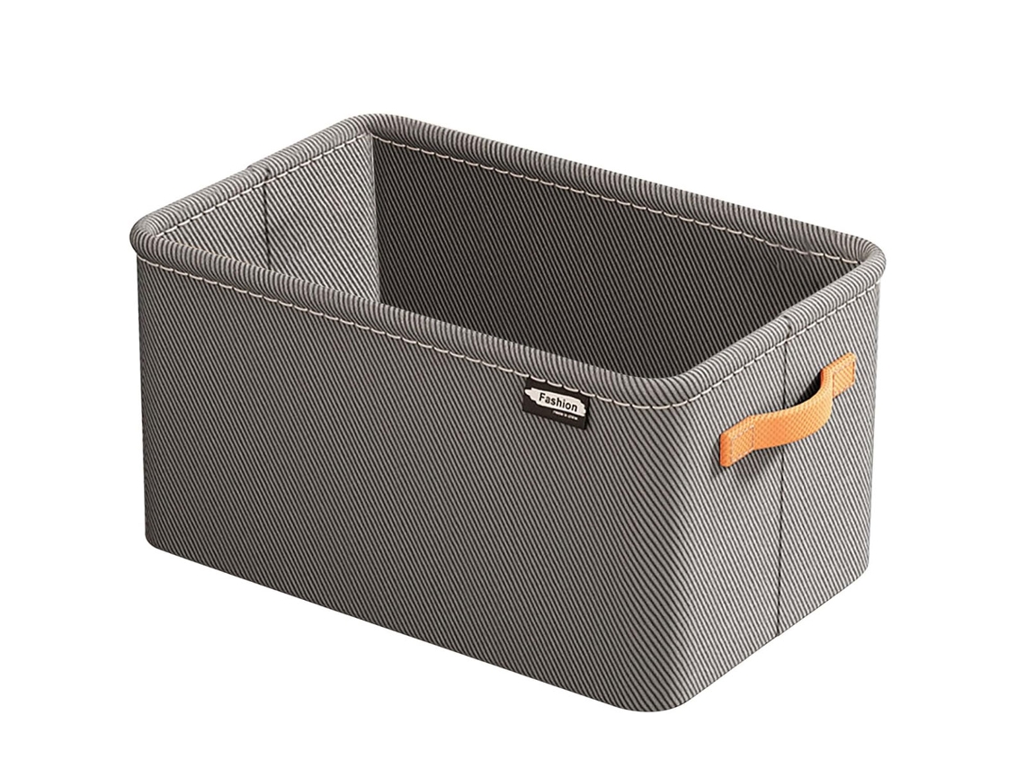 Organizador de cesta para ropa gris (35x25x2cm) Kofihety