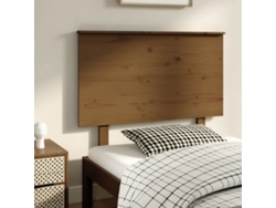 Cabecero De Cama Madera Maciza De Pino Marrón Miel 104x6x82,5cm