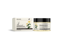 Sales de baño exfoliantes de manzanilla de grano grueso