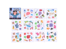 Juego De Cartas Flip Crazy Match Para Niños De 3 Años En Adelante - Juguete Educativo Familiar Con 54 Cartas