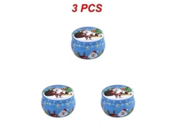 Latas Metálicas Navideñas Para Guardar Café, Té, Azúcar, Dulces Y Joyas, 125 G (4.4 Oz)