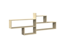 Maison Exclusive - Estantería Pared Madera Ingeniería Roble Sonoma 167,5x18x68 Cm