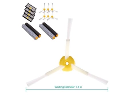 Accesorios de 14 piezas para Irobot Roomba 880 860 870 871 980 990 Kit de cepillos de repuesto de piezas de reposición
