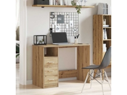 Escritorio | Mesa | Mesa de escritura 102x50x76 cm Fabricado en madera de roble artesanal