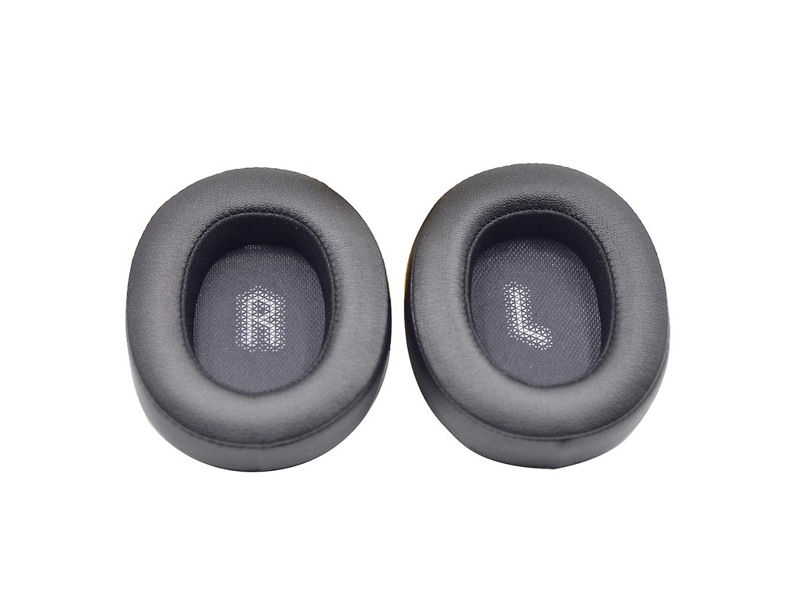 1 par de almohadillas de cuero sintético con espuma suave para auriculares inalámbricos E55bt