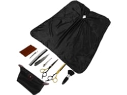 Kit De Cabeleireiro De Aço Inoxidável Com 10 Peças E Tesoura Multifuncional.