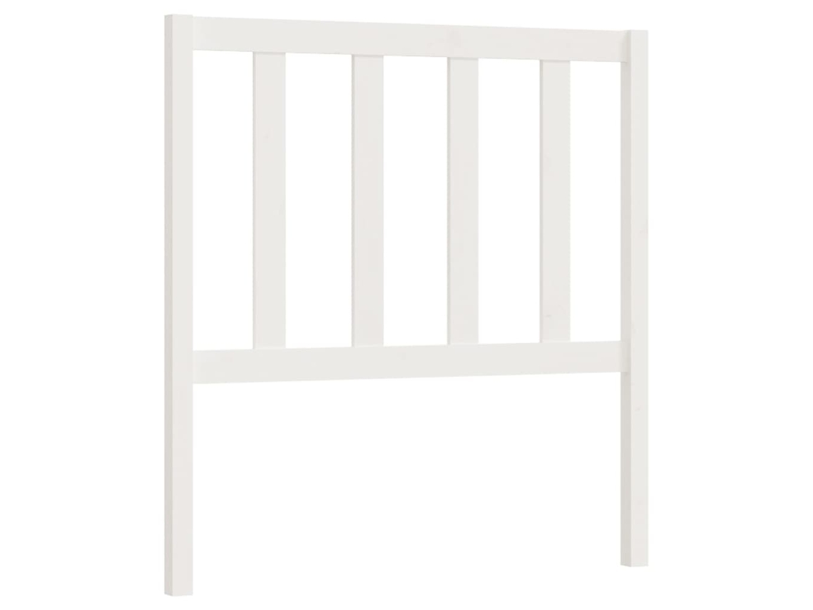 Cabecero de cama 81x4x100 cm Pino macizo Blanco MAISON EXCLUSIVE