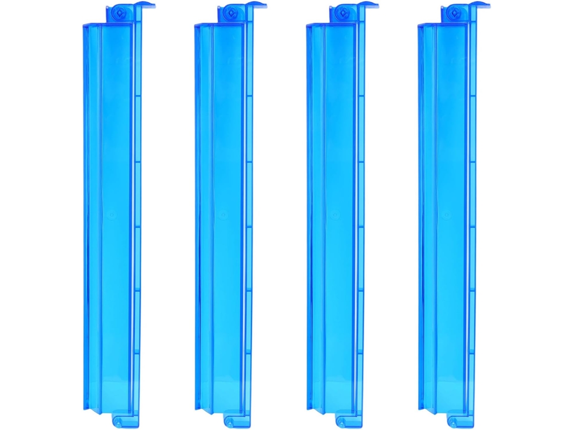 Juego De 4 Soportes Azules Para Fichas De Mahjong De Estilo Americano Estándar De 1,2 Pulgadas.