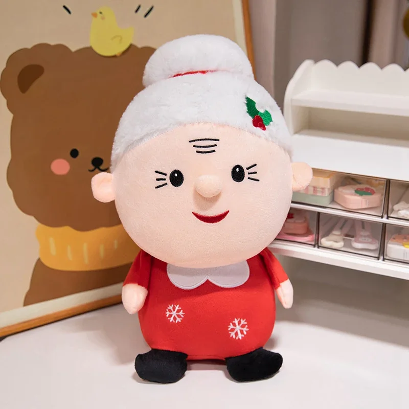 (abuela, 23 Cm) Lindo Peluche De La Serie Navideña, Un Regalo Para Las Fiestas.
