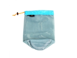 RNEMITERY Bolsa de Almacenamiento Ultraligera de Malla con Cordón para Viaje, Acampada, Senderismo (Azul S)