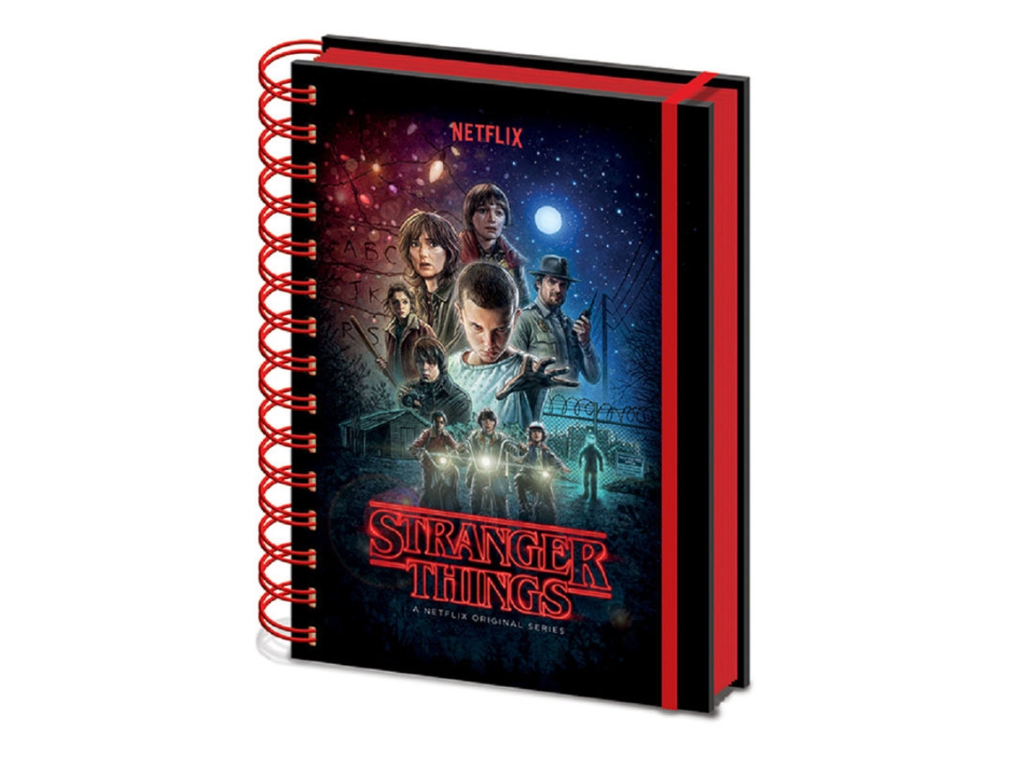 Cuaderno de notas con póster de Stranger Things de Pyr B.active
