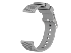 Correa de silicona texturizada a rayas de 20 mm para relojes inteligentes Garmin Move Luxe/Move Style/Move 3/Move Venu Ly Ebike
