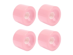 4 Ruedas De Patinete 78a Con Agarre Fuerte Y Resistencia Sin Grietas Accesorios De Patinete Rosa