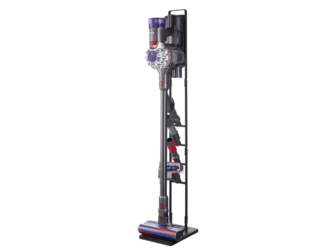Soporte organizador para aspiradora Dyson con 4 ganchos y base estable Tekmaquinas