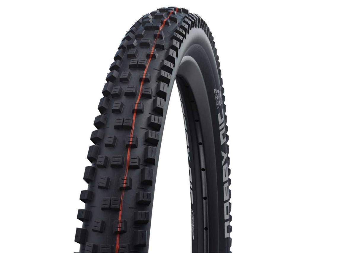 Pneu Mtb Nobby Nic Addix Soft Super Ground Tubeless 27.5´´ X 2.60 Prateado 27.5´´ X 2.60Schwalbe
