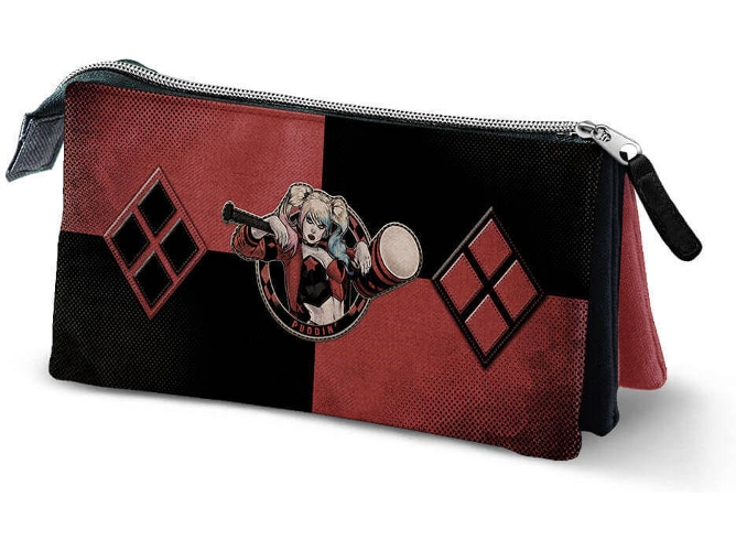 Estuche Triple DC COMICS Quinn (23x10x5cm)