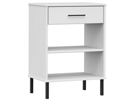 Armario Consola VIDAXL Blanco Madera (50x35x70 )