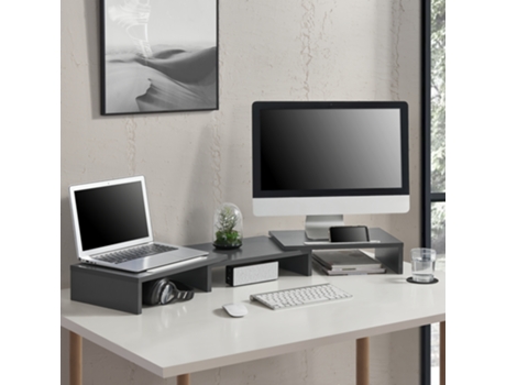 Mueble de TV [EN.CASA] (Aglomerado - Gris - 40 x 27 x 9 cm)