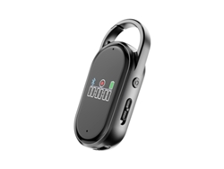 Grabadora De Voz Con Clip Y Mosquetón, Ia, Gpt, Deepseek, Transcripción - 64 Gb (negro)