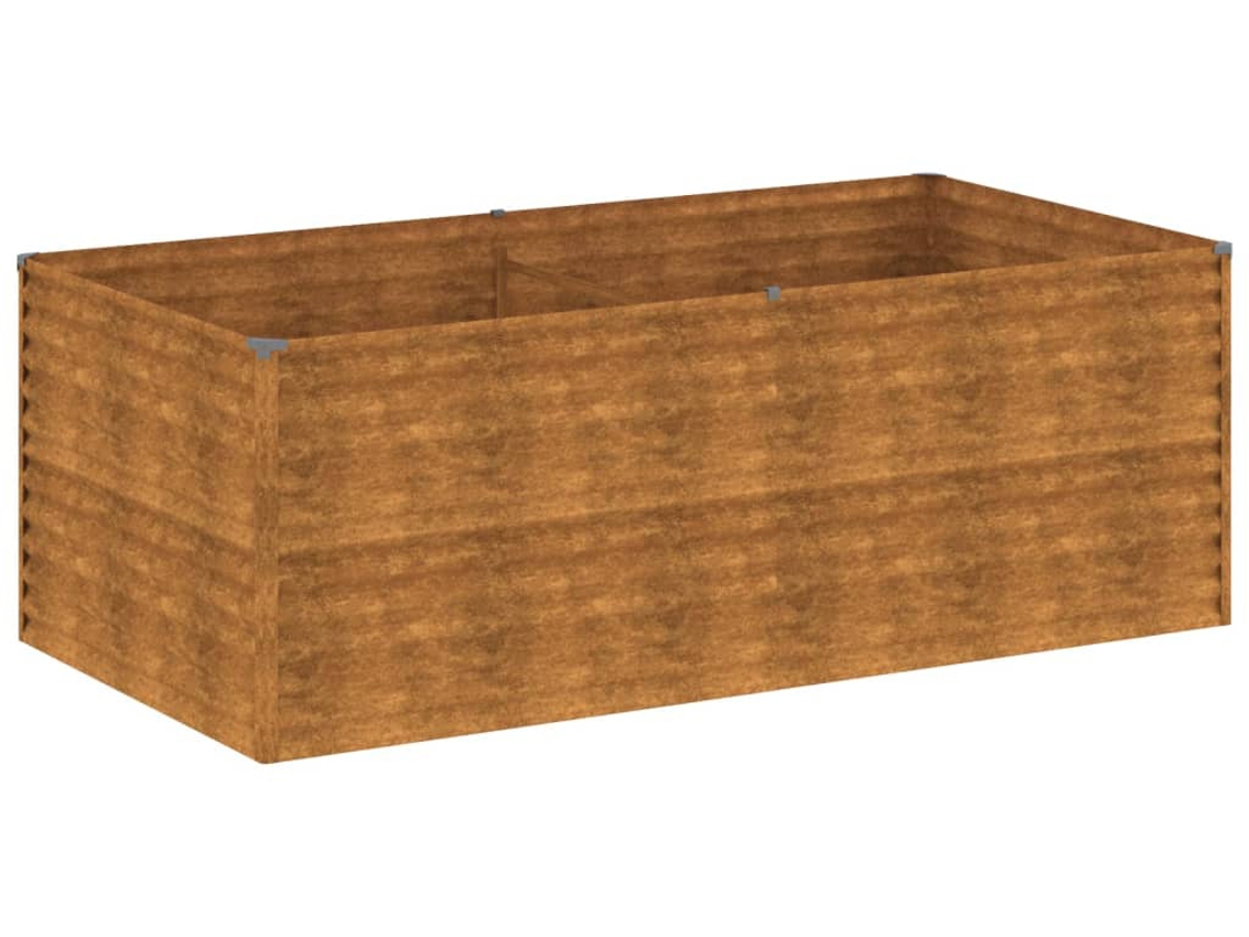Jardinera VIDAXL de Acero Corten (196X100X69 cm)