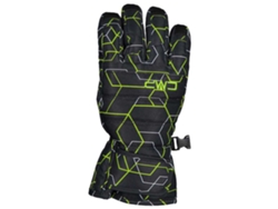 Guantes CMP Luvas Ski 6525102j Preto 12-14 Years Rapaz