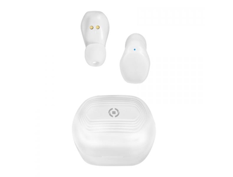 Auriculares Bluetooth True Wireless Celly Earbuds Flip2Wh White