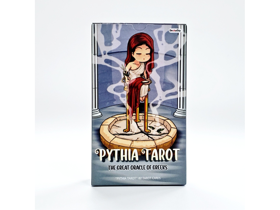 El Nuevo Juego De Mesa Tarot Pythia Griego Contiene 82 Cartas Y Viene En Una Caja Colorida.