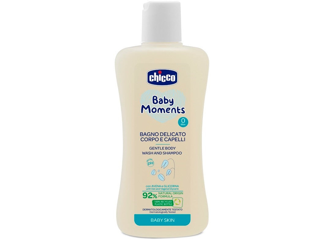 Chicco Baby Moments Champú Suave para el Baño 200ml Chicco