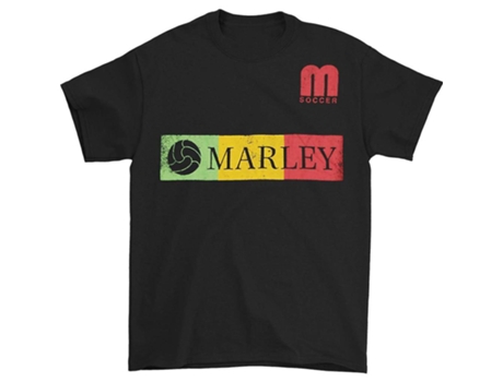 Camiseta ROCKINSTONE Bob Marley Kaya World Futball (XXXL)