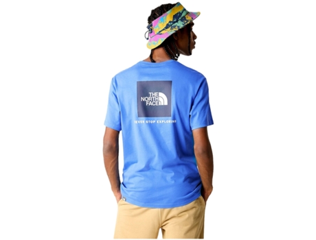 Camiseta de Hombre THE NORTH FACE Corta Box Azul (XS)