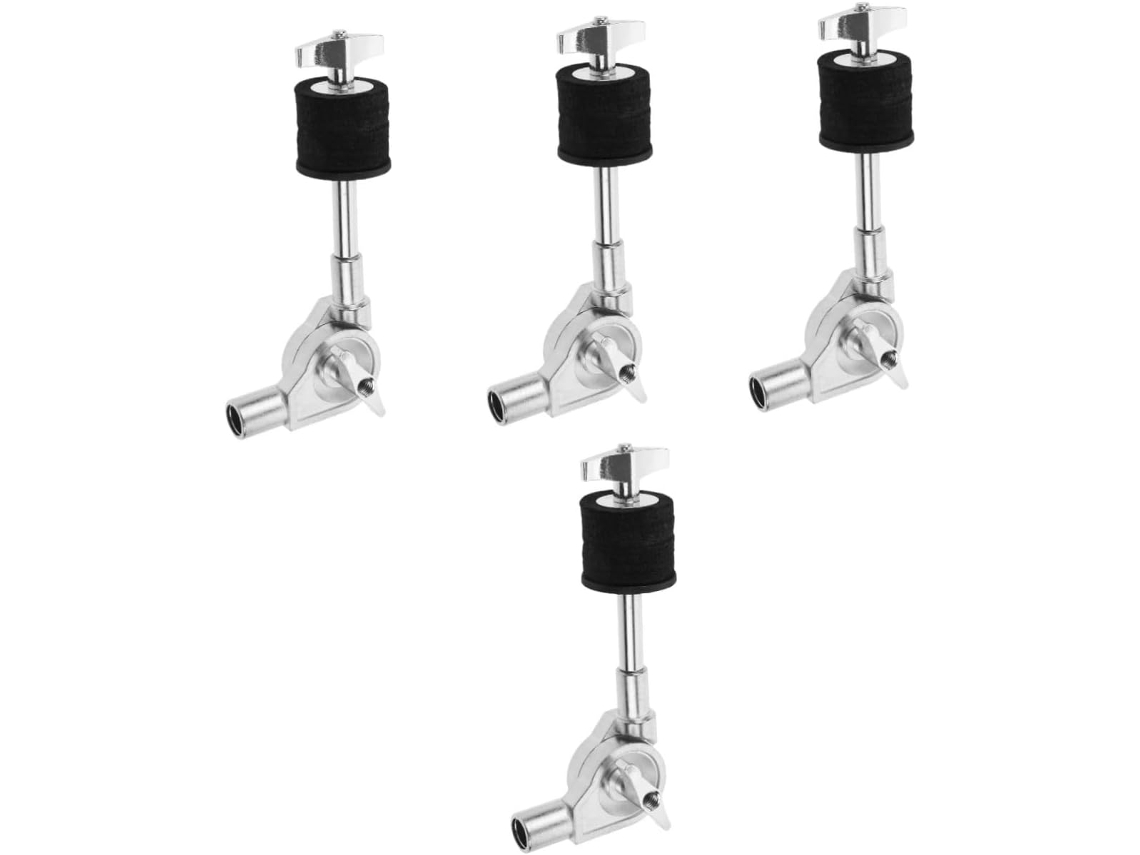 Soporte Apilador De Platillos De 4 Piezas Con Base Y Almohadilla De Fieltro Para Accesorios De Batería Y Conector