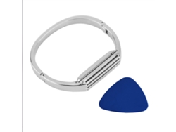 Correa De Pulsera Inteligente (compatible Con Tira Metálica Plateada)