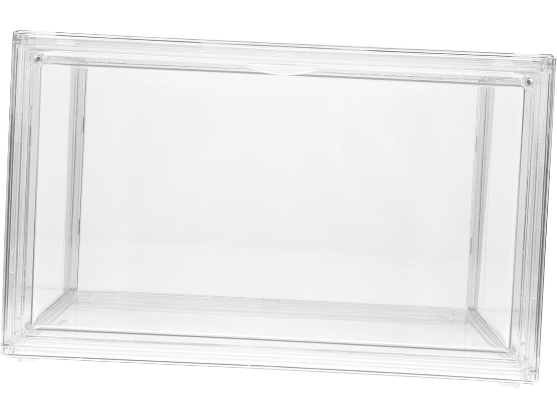 Caja De Almacenamiento Transparente Apilable Para Archivos, Estante De Escritorio Para Estudiantes Con Espacio De Almacenamiento.