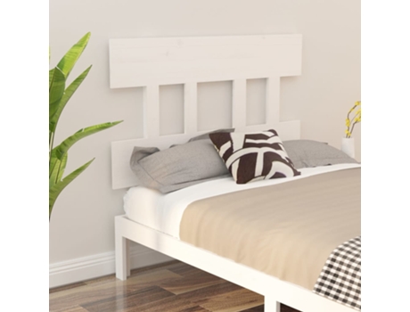 MAISON EXCLUSIVE - Cabecero de cama madera maciza de pino blanco 95,5x3x81 cm