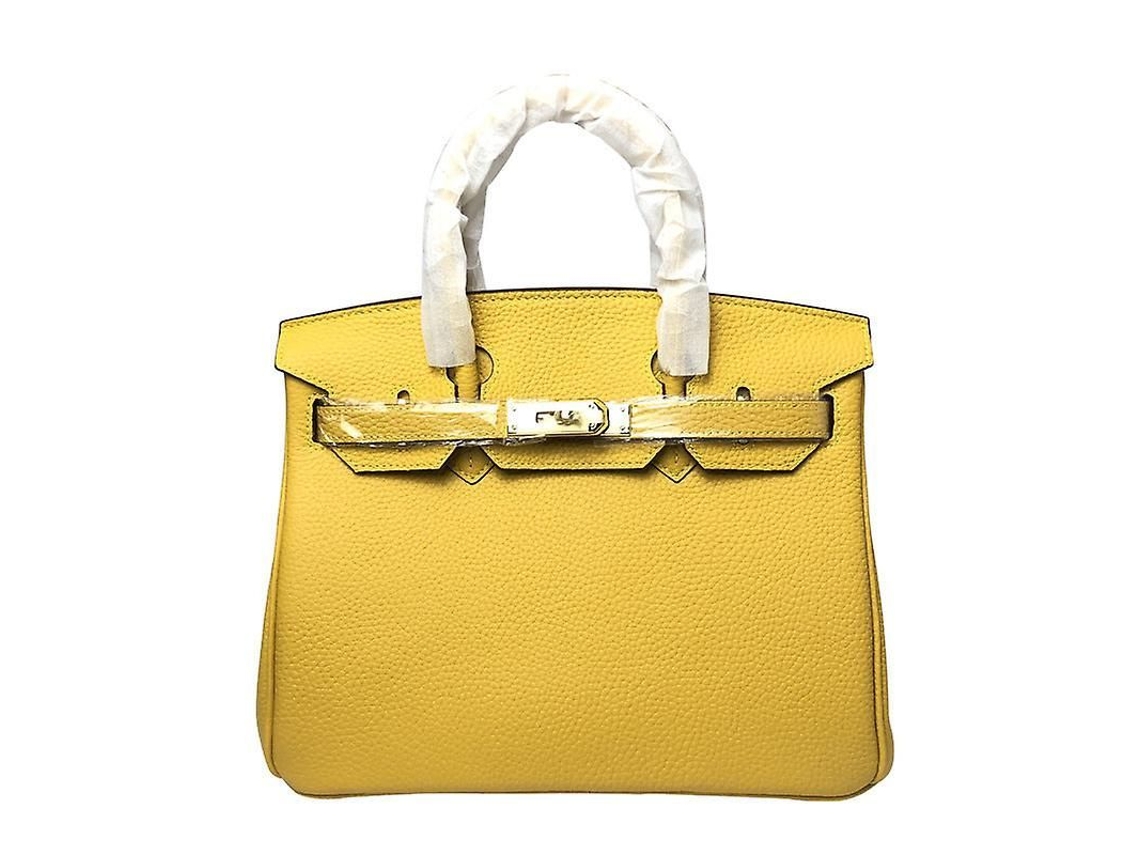 2026-bolso De Cuero De Vaca Primera Capa Para Mujer, Estilo Birkin, Tote Commuter, Bandolera, Tamaño Mediano, Diseño Lychee, Color Sólido