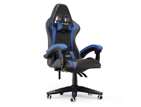 Silla Gaming BIGZZIA Estilo A (Hasta 135KG - Clase 2 - Negro azul)