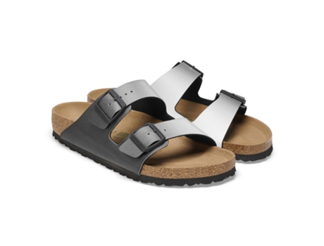 Sandalias Unisex BIRKENSTOCK Arizona Birko Flor Negro (39)