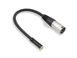 Cable adaptador profesional LALAMOLI de 3,5 mm a 3 pines con conector hembra a macho